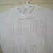 Baby Girl's White Sweater with Sead Beads, 0-3 Months