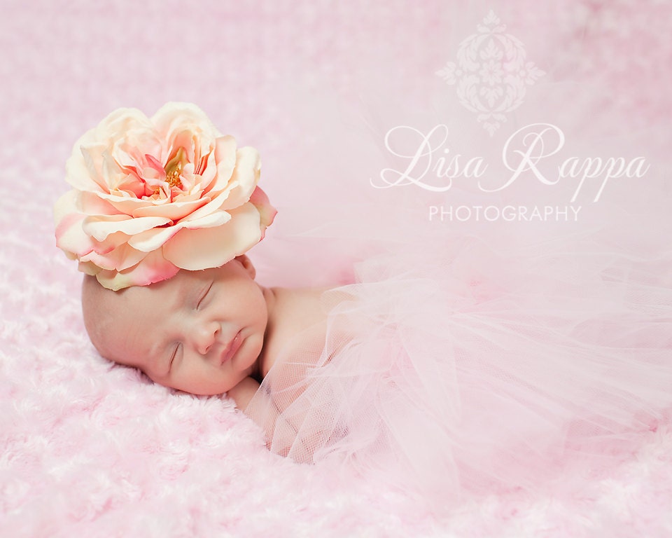 Ready To Ship - Newborn Baby Photo Prop Pink Tutu Set