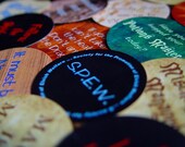 Harry Potter Stickers - 35 Original Designs to choose from for a set of 5 Five Custom Made, 33mm round matte stickers