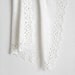 Knitted Baby Blanket - White Mohair
