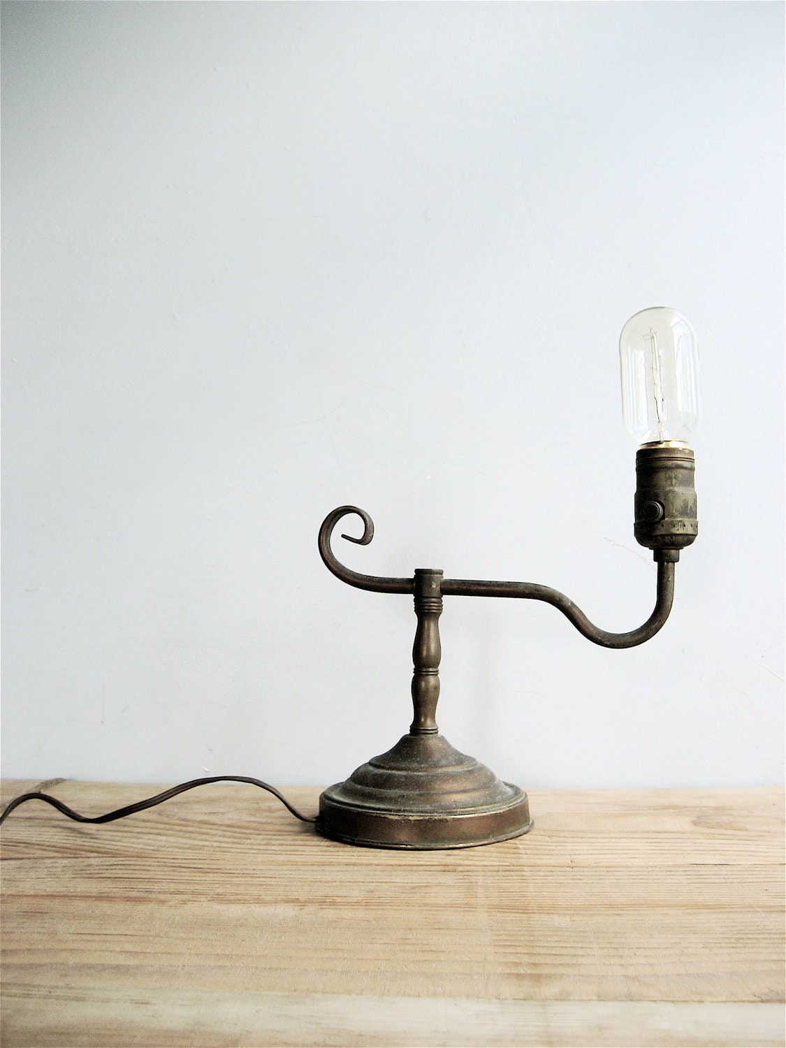 Vintage Brass Lamp
