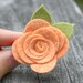 Baby Hair Clip, Felt Flower Hair Clips for baby, infant, toddler tween teen adult, 2 SIZES available - OVER 30 COLORS to choose from