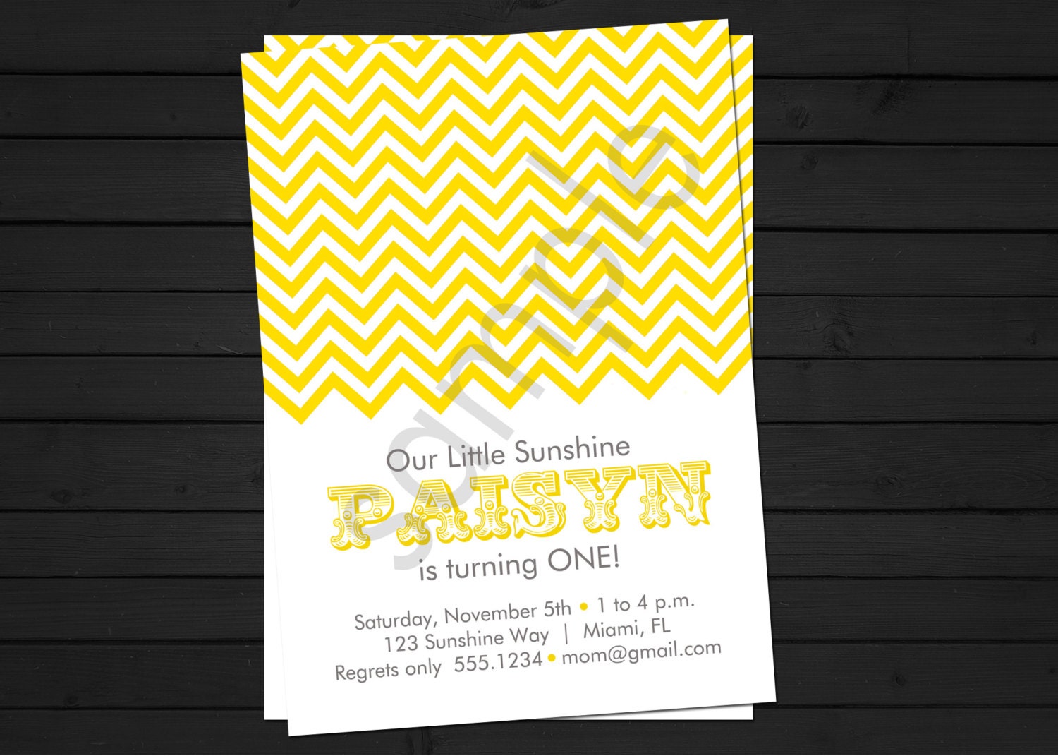 You are my sunshine Digital File Invitation YOU-PRINT Il_570xn