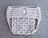 Crochet Pattern for Unisex Textured Diaper Cover - 3 sizes, Newborn Baby to 12 months - Welcome to sell finished items
