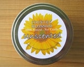 Unscented 8 oz Soy Wax Tin Candle