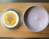 Lilac Scented 8 oz Tin Soy Wax Candle