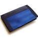Vegan Credit Card Wallet with Coin Pocket- Black and Blue