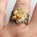 Shell Jewelry, Seashell Flower Ring
