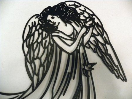 Angel With Doves Decorative Metal Wall Art Home Decor
