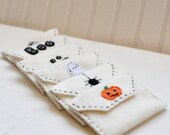 Hand Sewn - Gift Card Holder - Credit Card Pouch - Business Card - Mini Wallet - Fleece -