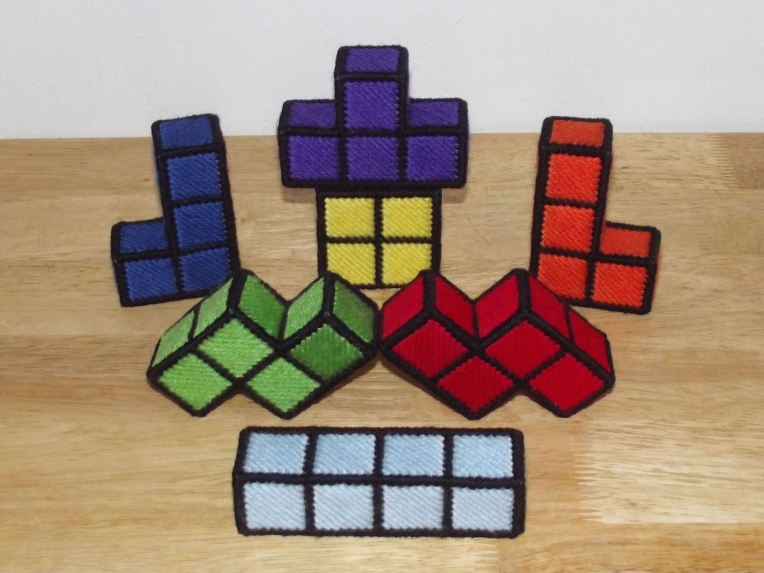 3 dimensional Tetris blocks Unique NES decoration/nicknak/ornament