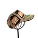 Vintage Gold Sequin Elephant Cap Multi-Colored Ethnic Hat