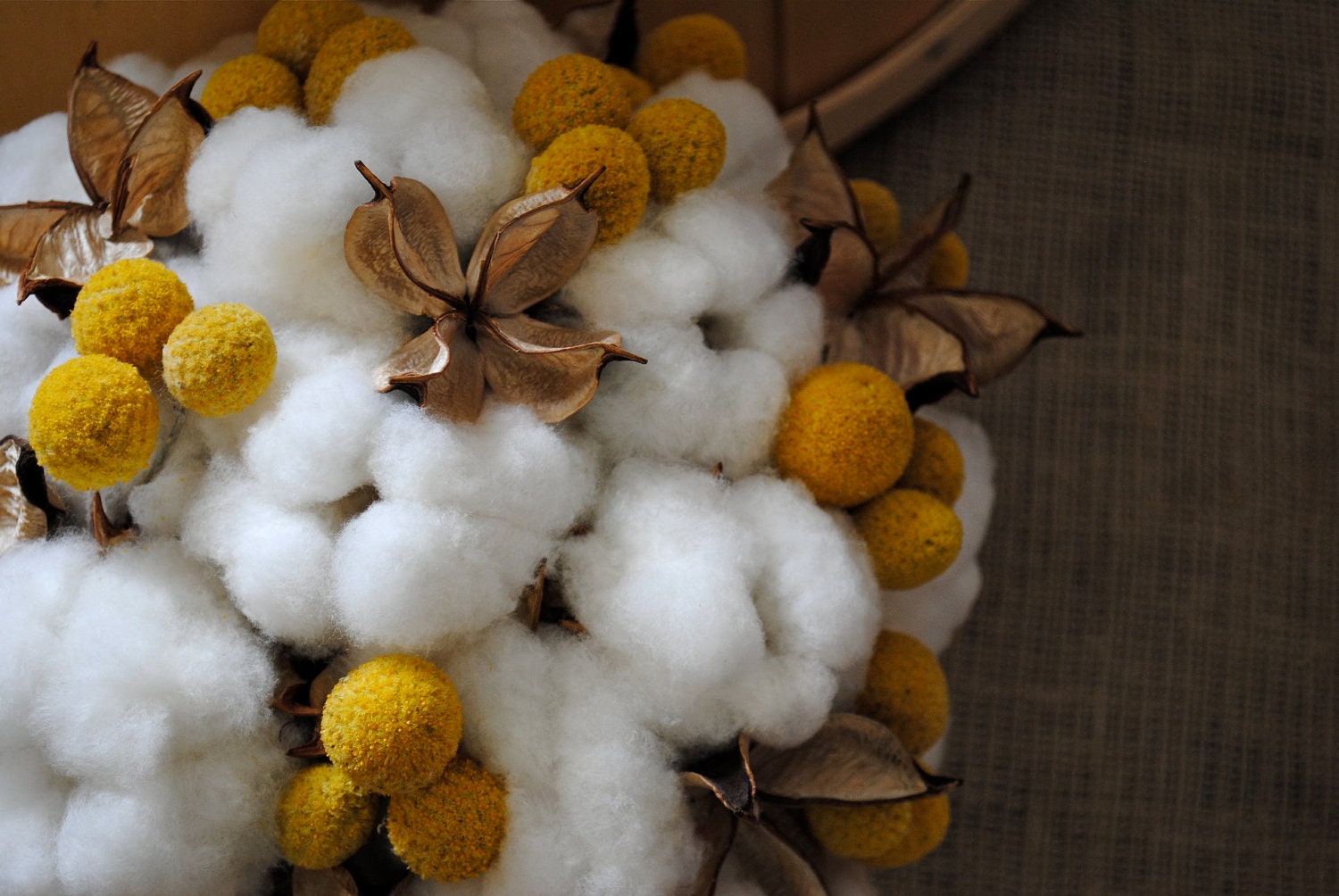 Cotton Boll Bridal Bouquet - Natural Cotton - Raw Cotton - Cotton Bolls - Wedding - Bride - Bridesmaid - Billy Balls - Harvest