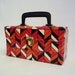 Vintage Leatherette Vinyl Carrying Case with Handle