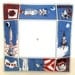 Vintage 60s Space Exploration Glass Ceiling Shade   NASA