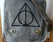 Harry Potter Deathly Hallows Canvas Field Bag