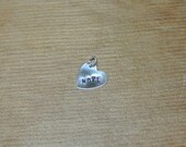 Small Sterling Silver Customized Heart Charm