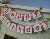 Birthday Banner Unisex Birthday Party Sign Kids or Adults Happy Birthday Garland Party Decor Photo Prop You Pick the Colors