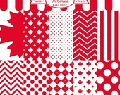 30% OFF canada day canadian digital papers - Oh Canada Papers