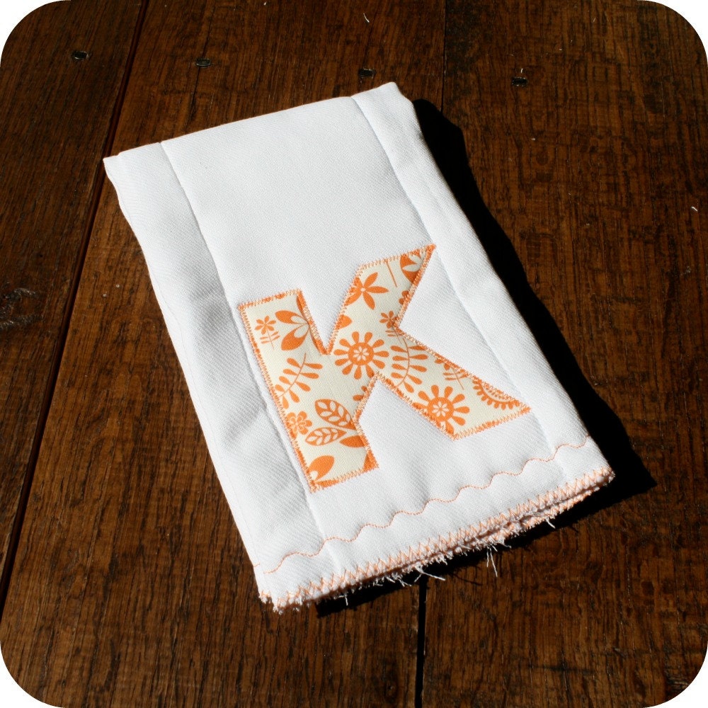 Personalized Burp Cloth