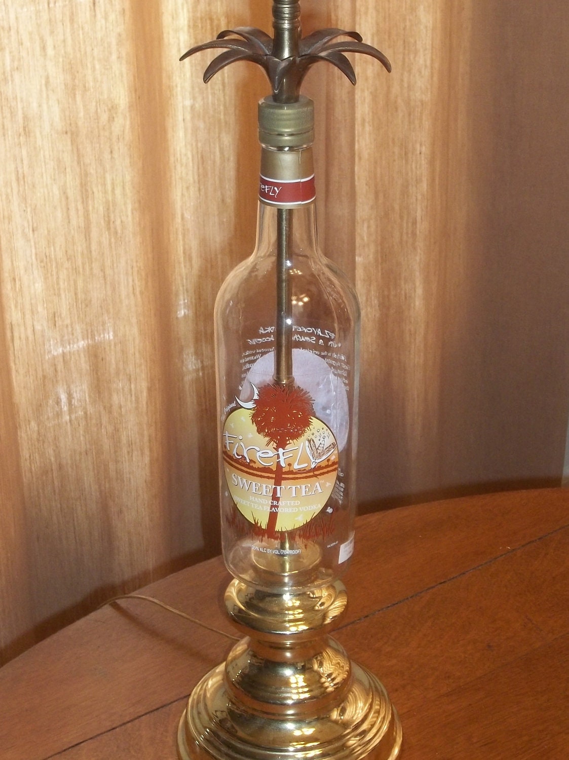 Firefly Sweet Tea Vodka Bottle Table Lamp
