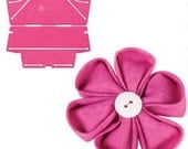 Kanzashi Flower Template - 3" Large Rounded Petal