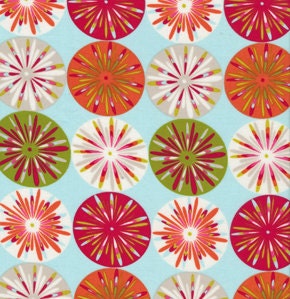 25004 Dena Designs Kumari Garden Holiday  Collection Sashi   in Ice  color- 1 yard
