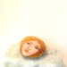 Painted stone. original handmade painting on stone. Beach pebbles art