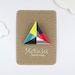 Geometric Modern Brooch Triangle - Kaleidoscope