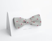 Dotted bow tie for men - double sided - APRILLOOKshop