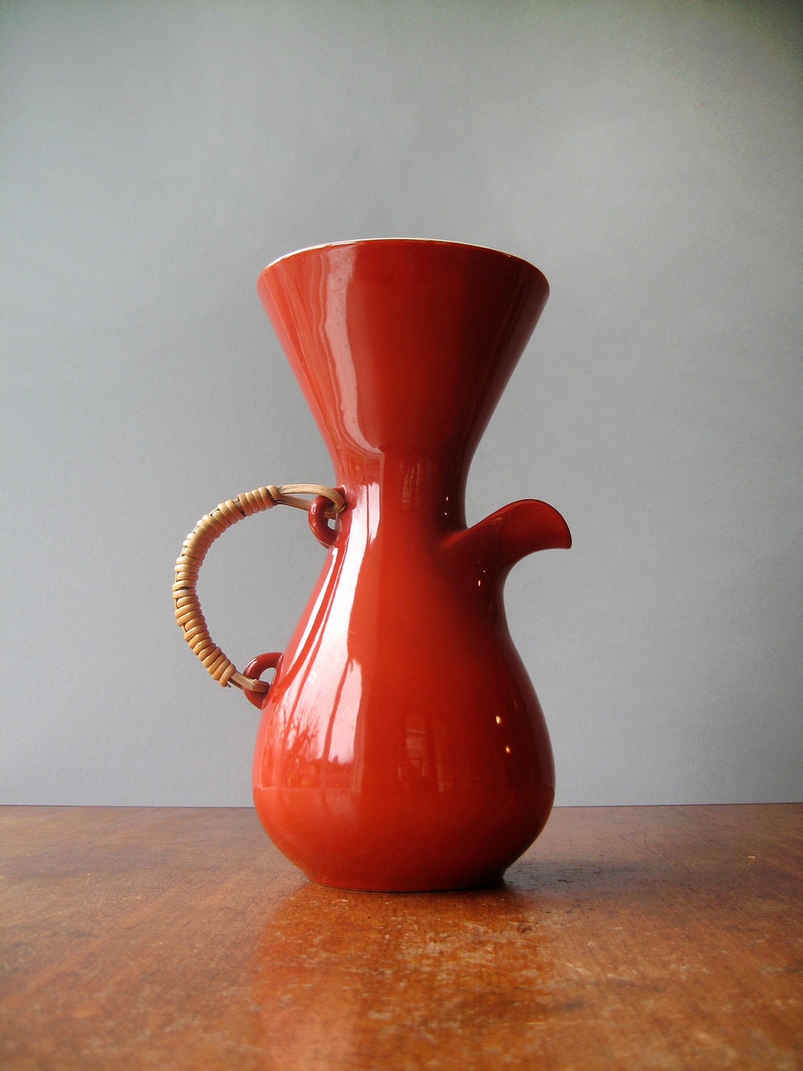 Vintage Fujita for Freeman Lederman Coffee Pot in Rust