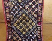 indian old patchwork wall hanging/home tapestry made from old textile  patchwork from