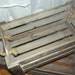 Reserved for Krystie Farmhouse, French country, Primitive fabulous yard stick storage box for baby boy nursery or shelves