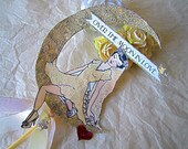 Custom Illustrated Bridal Shower Cake Topper - Hand Painted  - Vintage Inspired