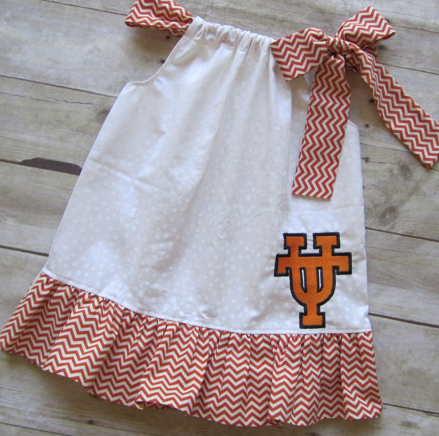 University of Texas Pillowcase Dress - University of Texas Horns Dress