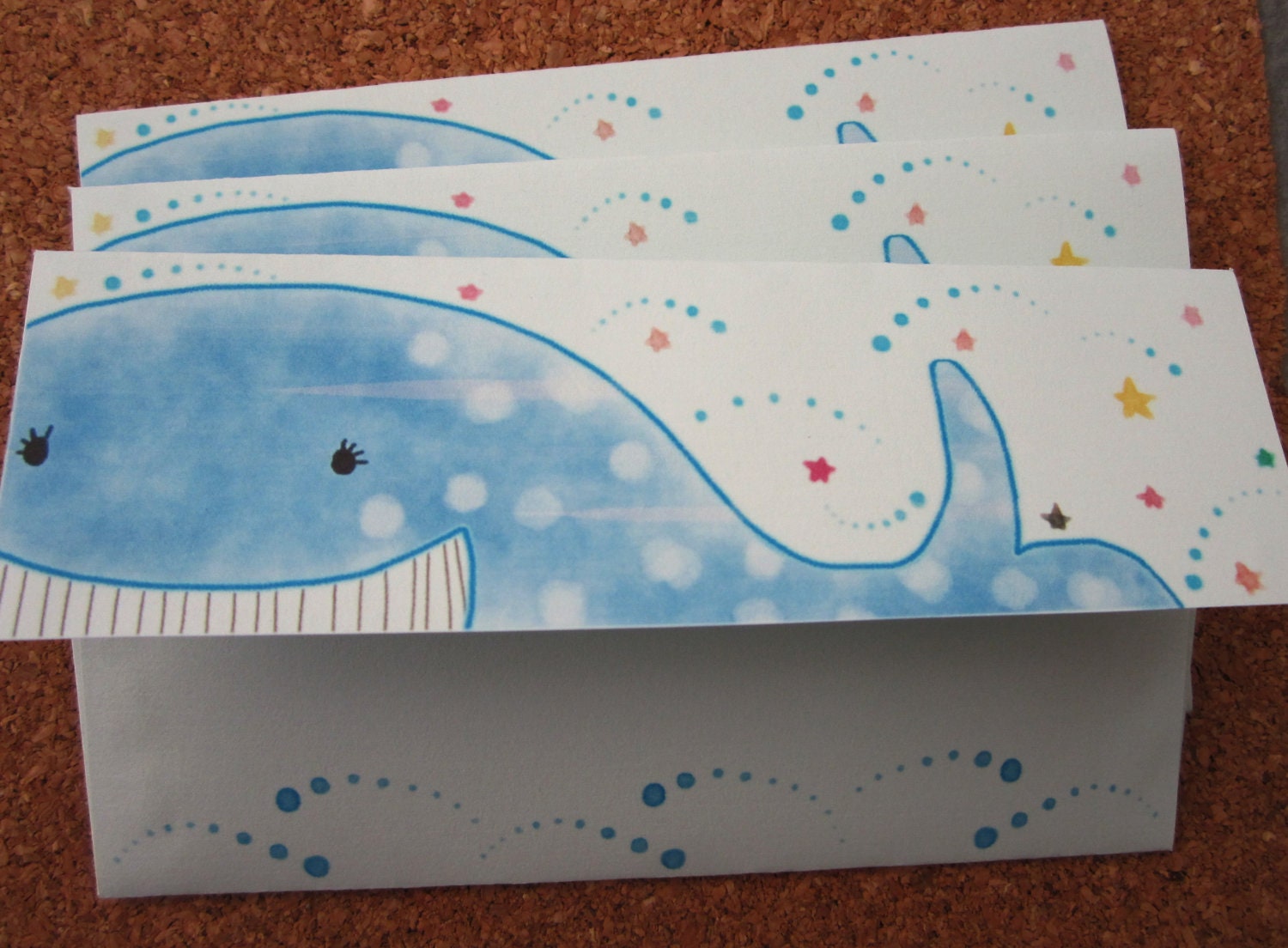 10 envelopes / Big Smile BLUE