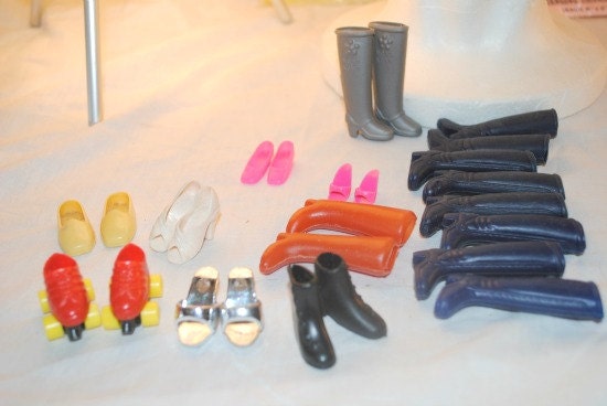 Batch of Vintage Barbie Shoes and Boots