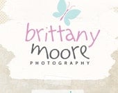 Modern logo design butterfly premade logo business branding photographer logo boutique logo ooak logos