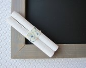 Rustic, Cottage Chic Chalkboard Frame: Natural Wood (includes chalk)