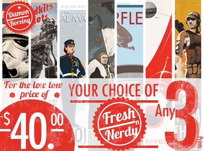 Any 3 Prints Bundle
