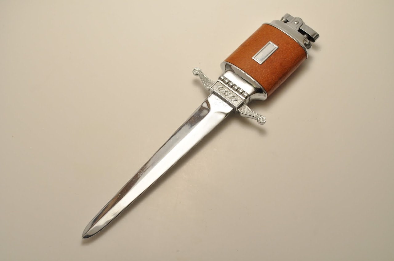 Working ATC Super Deluxe Lighter and Letter Opener Like New