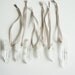 SALE- Crystal Quartz Ornaments, Set of 6- Free Shipping