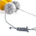 Mustard Grey Necklace Felt Jewelry Extra Long Autumn Statement Necklace Eco Friendly