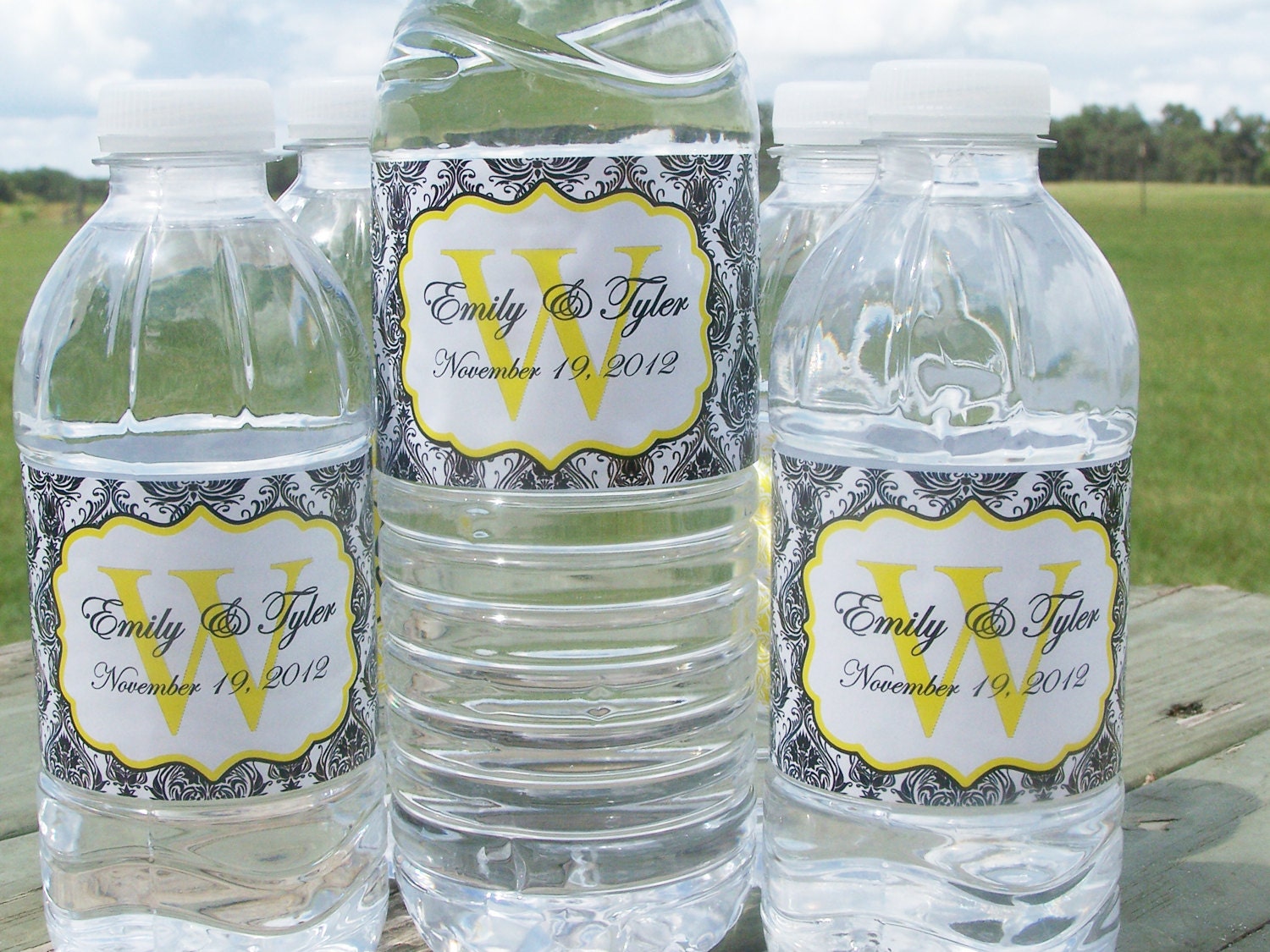 50 Waterproof Water Bottle Labels Il_570xn