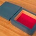 Original Painting "Blazing Hot Rose" on Keepsake Wooden Box