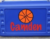 Personalized Pencil Box/ Art Supply Holder - Back to School - Assorted Colors/Designs