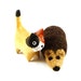Woodland Hedgehog Wool Catnip Cat Toy