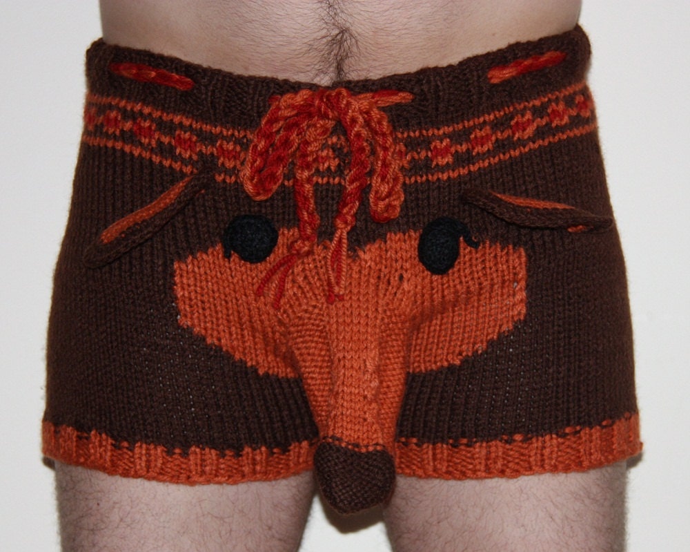 Sexy men Shorts Handmade, Men, Present, Gift Underwear, Teddy bear pattern