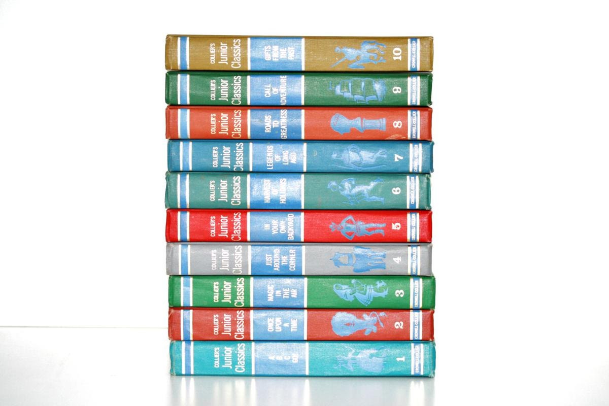 Vintage Junior Classics 10 Volume Set Interior Design Kid's Decor