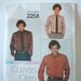 Vintage Pattern Vogue American Calvin Klein 2258 Men's Shirt, American Designer Uncut